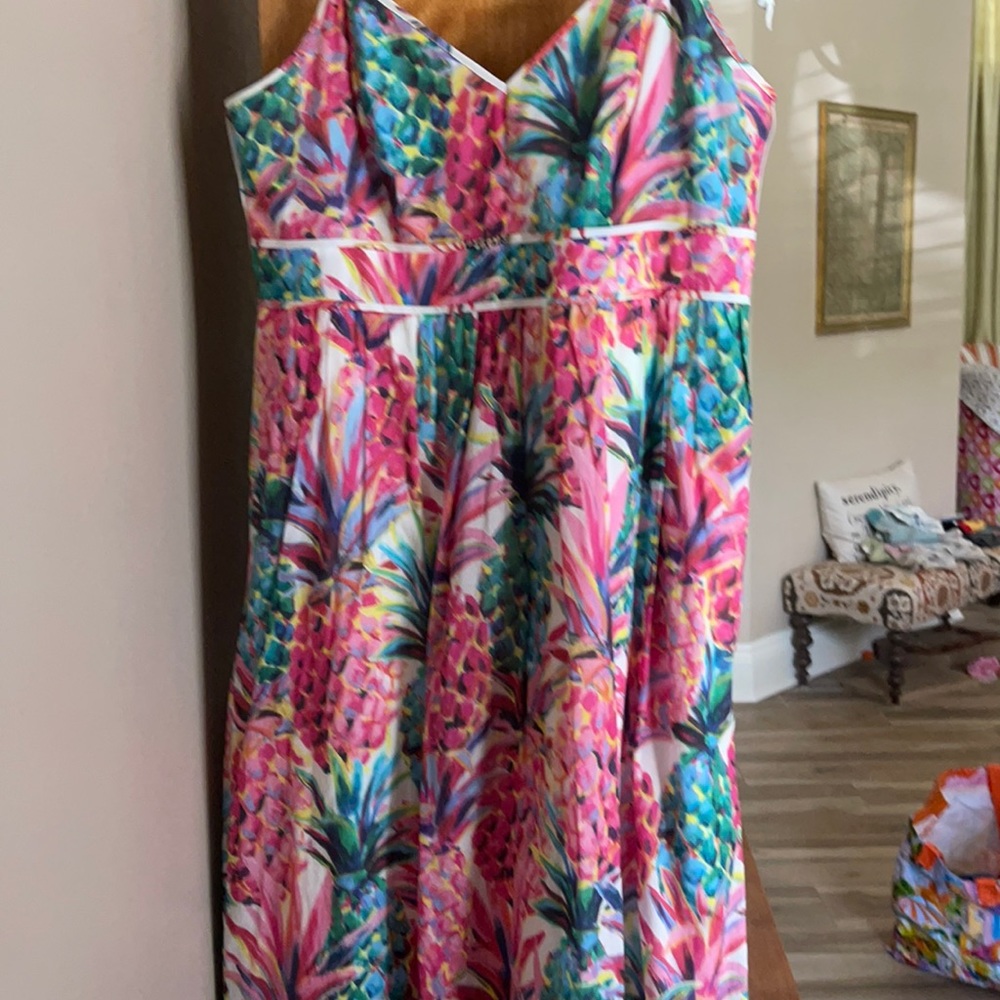 J crew pineapple Ratti print